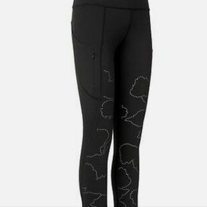 Athleta Laser-cut Detail Leggings Size Medium